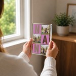 Personalised Nan Gift Custom Acrylic Photo Block with 3 Photos Personalised Nan Gift Custom Acrylic Photo Block with 3 Photos