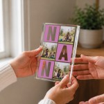 Personalised Nan Gift Custom Acrylic Photo Block with 3 Photos Personalised Nan Gift Custom Acrylic Photo Block with 3 Photos