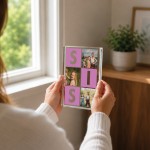 Personalised Sister Gift Acrylic Photo Block with 3 Photos Personalised Sister Gift Acrylic Photo Block with 3 Photos