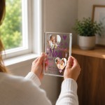 Nan Gifts from Grandson Granddaughter Custom Photo Block
