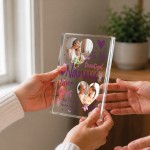 Personalised Nanny Gift Acrylic Photo Block with 2 Photos Personalised Nanny Gift Acrylic Photo Block with 2 Photos