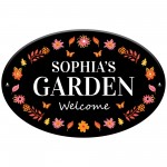 Personalised Garden Welcome Sign Summer House Shed 30x20cm