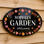 Personalised Garden Welcome Sign Summer House Shed 30x20cm
