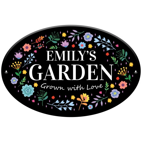 Personalised Garden Sign Custom Garden Shed Summer House 30x20cm