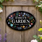 Personalised Garden Sign Custom Garden Shed Summer House 30x20cm