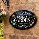 Personalised Garden Sign Custom Garden Shed Summer House 30x20cm