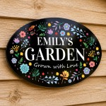Personalised Garden Sign Custom Garden Shed Summer House 30x20cm