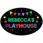 Personalised Play House Sign For Garden Den Playroom Sign