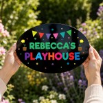 Personalised Play House Sign For Garden Den Playroom Sign