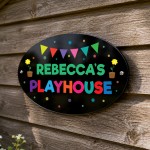 Personalised Play House Sign For Garden Den Playroom Sign