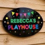 Personalised Play House Sign For Garden Den Playroom Sign