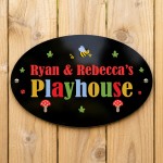 Playhouse Sign Personalised Garden Den Playroom Sign 30x20cm Playhouse Sign Personalised Garden Den Playroom Sign 30x20cm