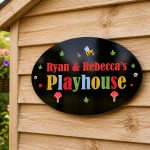 Playhouse Sign Personalised Garden Den Playroom Sign 30x20cm Playhouse Sign Personalised Garden Den Playroom Sign 30x20cm