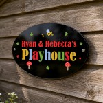 Playhouse Sign Personalised Garden Den Playroom Sign 30x20cm Playhouse Sign Personalised Garden Den Playroom Sign 30x20cm