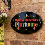 Playhouse Sign Personalised Garden Den Playroom Sign 30x20cm Playhouse Sign Personalised Garden Den Playroom Sign 30x20cm