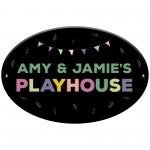 Personalised Childs Playhouse Sign For Garden Shed Hanging Sign Personalised Childs Playhouse Sign For Garden Shed Hanging Sign