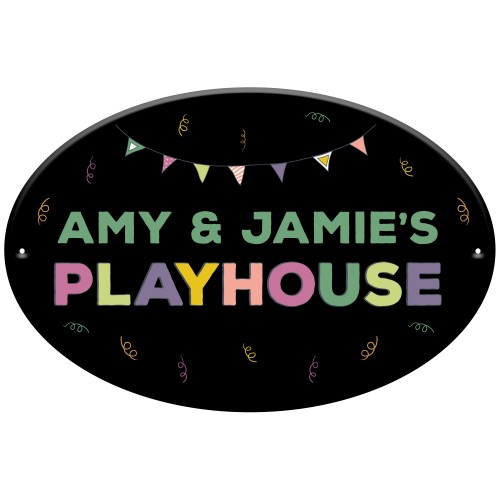 Personalised Childs Playhouse Sign For Garden Shed Hanging Sign Personalised Childs Playhouse Sign For Garden Shed Hanging Sign