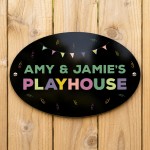 Personalised Childs Playhouse Sign For Garden Shed Hanging Sign Personalised Childs Playhouse Sign For Garden Shed Hanging Sign