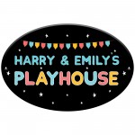 Childs Playhouse Sign Personalised Garden Shed Hanging Sign Childs Playhouse Sign Personalised Garden Shed Hanging Sign