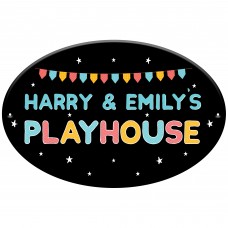Childs Playhouse Sign Personalised Garden Shed Hanging Sign