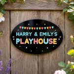 Childs Playhouse Sign Personalised Garden Shed Hanging Sign Childs Playhouse Sign Personalised Garden Shed Hanging Sign