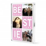 Personalised Best Friend Gift Bestie Acrylic Photo Block Personalised Best Friend Gift Bestie Acrylic Photo Block
