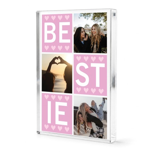 Personalised Best Friend Gift Bestie Acrylic Photo Block Personalised Best Friend Gift Bestie Acrylic Photo Block