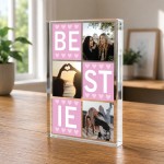 Personalised Best Friend Gift Bestie Acrylic Photo Block Personalised Best Friend Gift Bestie Acrylic Photo Block
