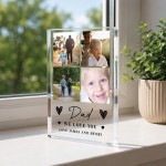 Personalised Dad Gift Acrylic Photo Block Fathers Day Birthday Personalised Dad Gift Acrylic Photo Block Fathers Day Birthday