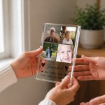 Personalised Grandad Gift Acrylic Photo Block Fathers Day Gift