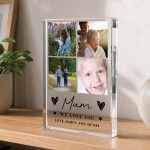 Personalised Mum Gift Acrylic Photo Block Mothers Day Birthday