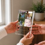 Personalised Mum Gift Acrylic Photo Block Mothers Day Birthday