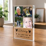 Personalised Nanny Gift Acrylic Photo Block Birthday Gift Personalised Nanny Gift Acrylic Photo Block Birthday Gift