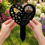Personalised In Loving Memory Photo Memorial Grave Stake Marker Personalised In Loving Memory Photo Memorial Grave Stake Marker