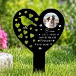 Personalised Dog Memorial Garden Stake Photo Custom Pet Grave Personalised Dog Memorial Garden Stake Photo Custom Pet Grave