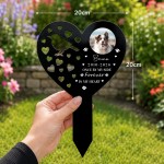 Personalised Dog Memorial Garden Stake Photo Custom Pet Grave Personalised Dog Memorial Garden Stake Photo Custom Pet Grave
