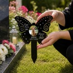 Personalised Pet Memorial Butterfly Stake with Photo Custom Dog Personalised Pet Memorial Butterfly Stake with Photo Custom Dog