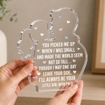 Father Daughter Acrylic Plaque Dad Gift 15x15cm Father Daughter Acrylic Plaque Dad Gift 15x15cm