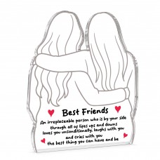 Best Friend Gift Freestanding Acrylic Plaque Friendship Gift