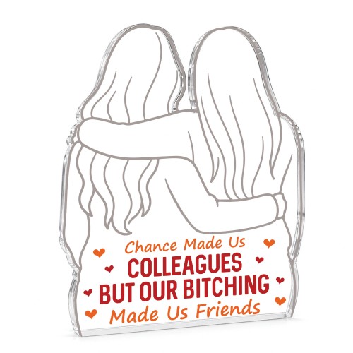 Funny Colleague Gift Freestanding Plaque Leaving New Job Gift Funny Colleague Gift Freestanding Plaque Leaving New Job Gift