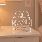 Sister Gift Freestanding Acrylic Plaque Gift For Sister