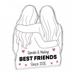 Personalised Best Friend Gift Freestanding Acrylic Plaque Personalised Best Friend Gift Freestanding Acrylic Plaque
