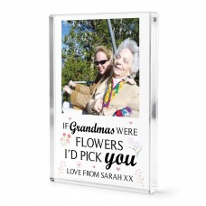 Personalised Grandma Photo Acrylic Plaque Gift from Grandchild