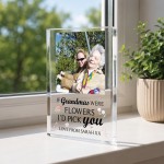 Personalised Grandma Photo Acrylic Plaque Gift from Grandchild Personalised Grandma Photo Acrylic Plaque Gift from Grandchild
