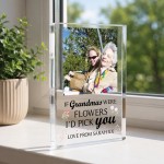 Personalised Grandma Photo Acrylic Plaque Gift from Grandchild Personalised Grandma Photo Acrylic Plaque Gift from Grandchild