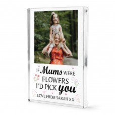 Personalised Mum Photo Acrylic Plaque Mum Gift from Daughter Son