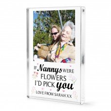 Personalised Nanny Photo Acrylic Plaque Gift from Grandchildren