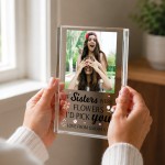 Personalised Sister Photo Acrylic Plaque Christmas Birthday Gift Personalised Sister Photo Acrylic Plaque Christmas Birthday Gift