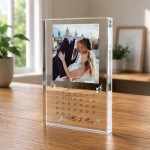 Wedding Day Gift Acrylic Plaque Personalised Anniversary Present Wedding Day Gift Acrylic Plaque Personalised Anniversary Present