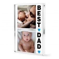 Personalised Dad Gift Photo Plaque Fathers Day Birthday Gift